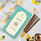 Manipura Incense Sticks, Organic Hand Dipped 100 Sticks with Natural Herbs & Aromatic Ingredients, Burn Time 45 to 60 Minutes, Incense for Positivity, Yoga, Meditation, Relaxation, Spiritual Gift