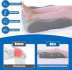 BALAPET Wedge Leg Pillow, Ergonomic Breathable Pressure Reducing Elevation Pillow for Post-Surgery, Post-Injury or Rest, Memory Foam Leg Pillow for Swelling, Pain,Circulation, Back Support Pillows