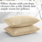 Southshore Fine Living, Inc. Twin XL Comforter Quilt Bedding Set, Dorm Room Essential Bedding, Stain Resistant, Machine Washable Bedspread, XL/Twin Beige Quilt Bed Spread w/Pillow Sham, Soft Sand