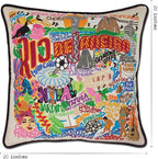 Catstudio Rio De Janeiro Embroidered Decorative Throw Pillow