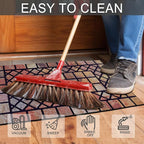 CHICHIC Welcome Door Mat 18 x 30 Inch Front Doormat Outdoors for Home Entrance Outdoors Mat for Outside Entry Way Doormat Entry Rugs, Heavy Duty Non Slip Rubber Back Low Profile, Colorful