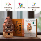 Creaky Timbers P - 3D Wooden Puzzle - 28mm Scale Model Building Kit for Adults, Educational Toy, Creative Gift, DIY Family Activity, Tabletop Miniature Terrain Kit, Architecture