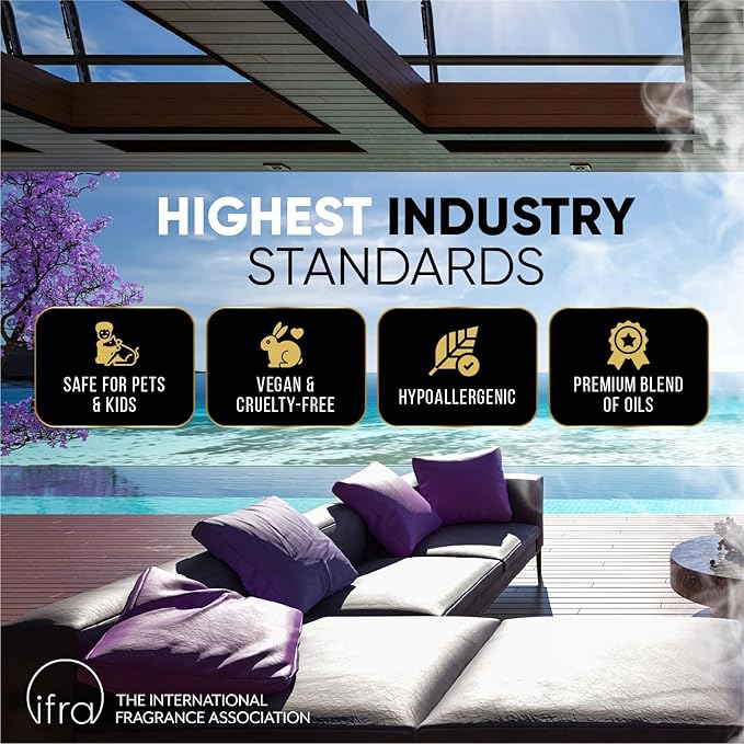 Luxury Hotel Inspired Fragrance Oils for Diffusers - 4.05 Fl Oz with Bonus Samples (4.05 Fl Oz, Fleur De Vie)