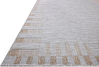 Loloi Amber Lewis Topanga Collection TOP-08 Silver/Natural 3'-11" x 5'-11" Indoor/Outdoor Accent Rug