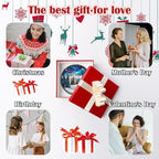 Stained Glass Window Hanging, Starry Sky Trees and Snow Sun Catchers Glass Panel Blue Suncatcher Decor for Birthday for Women, Men, Wife, Aunt, and Mom 7.8 in