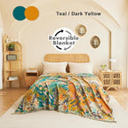 MSGKV Throw Blanket for Couch Cotton Muslin Breathable Leopard Animals Blanket 50"x60" Sofa Chair Blankets for All Seasons Lightweight Farmhouse Blankets Home Decor