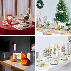 26 PCS Table Number Holder - Card Stand Wire Photo with Floral Cards, Place for Weddings Party Office Paper Memo Menu Note Clips, Gold