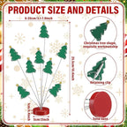 Christmas Photo Tree Holder Clip 8 Branch Gift Card Clips Tree Picture Frame Holder Christmas Table Centerpiece for Memo Paper Note Photo Decorations