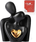 XMGZQ Mini Couple Statue Tv Stand Decor Items for Living Room Home Decor,Bedroom Decor for Couples Sculpture for Anniversary Wedding,Love Gifts for Couples 2025,Knick Knacks for Shelves