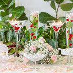 200PCS Red Faux Pearls Beads for Centerpiece Vases, Vase Filler Faux Pearls, No Holes Filler Beads for Party Anniversary Birthday Wedding Table Decor, 10/14/20/30mm