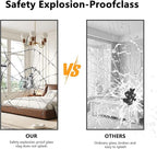 48x24In Black Bathroom Mirror for Wall, Rectangle Mirrors with Metal Frame, Bathroom Rectangular Mirror Modern Wall Mirror for Bedroom Living Room, Entryway Hangs Horizontal or Vertical