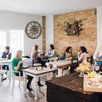 The B-Style Large Wall Clock 18 inch Moving Gear Wall Clock Oversized Vintage Farmhouse Wall Clocks for Living Room Decor Rustic Industrial Wood Clock (Carbon Gray)