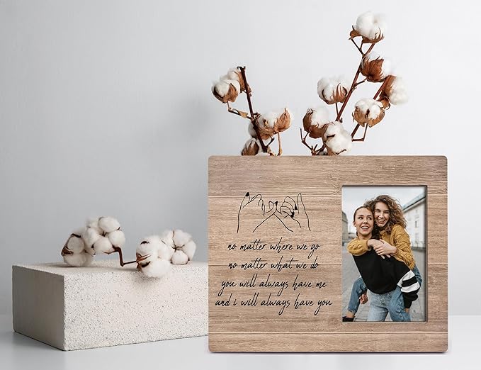 Orchroma Friends Picture Frame,Long Distance Friends Gifts,Soul Sister Photo Frame,Friendship Gifts for Women,8x10 Inch (TAN)