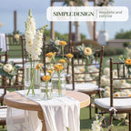 Set of 24 Clear Glass Vases Cylinder Flower Vase for Rustic Farmhouse Centerpieces Wedding Table Decor Home Aesthetic Party & Event Decoration Bud Vases in Bulk (Flowers Not Included)