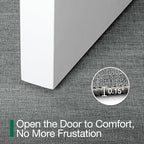 LUMI Ultra Thin Door Mat for Entryway,36"x59" Low Profile Non Slip Rubber Backing Indoor Doormat, Easy Clean Welcome Entrance Mat for Inside House, Patio, Greenish Grey