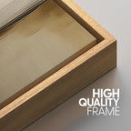 SIGNWIN Framed Canvas Print Wall Art Warm Neutral Horizon Abstract Beige and Brown Landscape Photography Modern Art Minimalist Black and White for Living Room, Bedroom, Office - 16"x24"x3 Natural