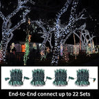 60 Count Cool White -String Lights - LED Christmas Lights, Mini led Lights for Indoor Outdoor Home Holiday Party Wedding Independence Day Decoration