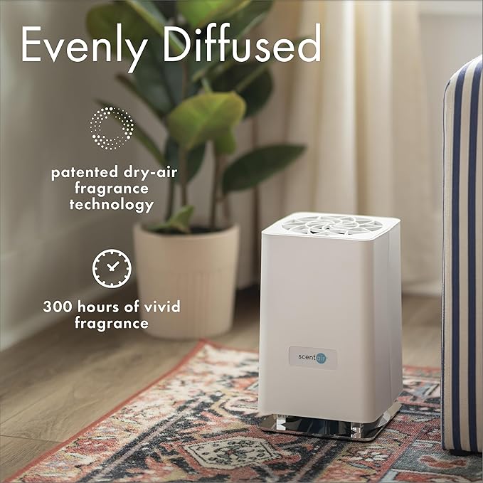 ScentAir Whisper Home Monthly Plug-in Refill, Fragrance Cartridge for Home and Office, Lemon Clean