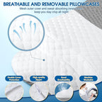 Pain Relief Cervical Pillow for Neck and Shoulder Support,Hollow Design Cervical Memory Foam Pillows, Orthopedic Ergonomic Neck Pillow,Contour Bed Pillow for Side,Back,Stomach Sleeper…