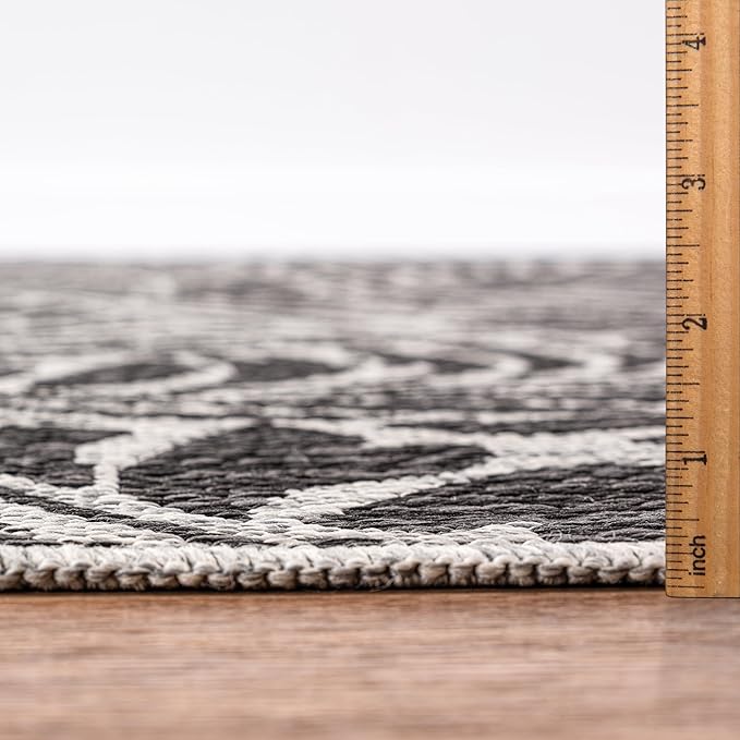 Keen Home Design Terrace Outdoor Runner Rug - 2x8 Washable Indoor/Outdoor Rug for Patio, Kitchen, Balcony, Beach, Garden, Deck and Porch, Size: 2'2"x7'7"