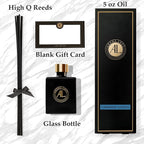 Reed Diffuser-Cashmere Vanilla Reed Diffusers for Home-5 oz.Oil Diffuser Sticks - Bathroom Diffuser Set-Scent Diffusers for Home- Oil Diffuser Reeds,-Scent Sticks in Oil-Office Smell Good Stuff