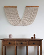 Knots & Beyond Macrame Wall Hanging Large, Boho Wall Tapestry, Bohemian Wall Decor, Fiber Wall Art