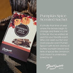 Floral Simplicity Pumpkin Spice Scented Sachets Pack of 6, Fall & Winter - Long-Lasting Scented Bags, Home Fragrance, Air Freshener & Deodorizer for Closet, Room, Drawer, or Cars, Made in USA