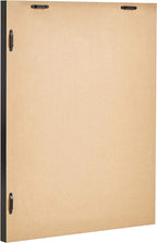 Amazon Basics Rectangular Wall Mount Mirror 16" x 20" - Standard Trim, Black