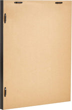 Amazon Basics Rectangular Wall Mount Mirror With Peaked Trim, Black, 16 x 20 inch