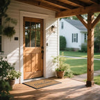 Yimobra Welcome Mat Outdoor Indoor, Waterproof Heavy Duty Front Door Mat Outside Entrance, Extra Sturdy Non-Slip Doormat, Low Profile, Dirt Trapping, 36x24 Inches, Yellow