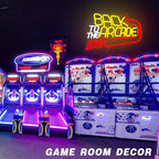Retro Arcade Neon Sign Large Back to the Arcade Neon Light Dimmable Gamer Neon Signs for Wall Decor USB Powered Vintage Gaming Signs for Bar Game Room Man Cave(15.7 * 10.7inch)