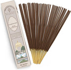 Incense Sticks, Frankincense & Myrrh Incense, Made with Natural Ingredients, Hand Rolled Aromatic Masala, 40 Stick Pack, 45-60 Minute Burn Time, Best for Home Fragrance, Meditation, Yoga, Relaxation