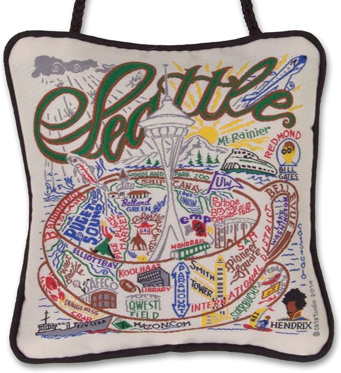 Catstudio Seattle Mini Pillow Christmas Ornament | Wonderful and Decor