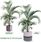 Cotton Rope Plant Basket Modern Woven Basket for 10" Flower Pot Floor Indoor Planters,Storage Organizer Toys Rustic Home Decor,Beige 11"x 11"