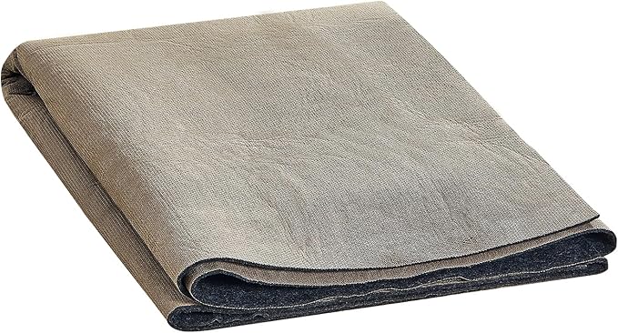 VEVOR - Slip-Resistant Rug Pad - Protective Cushioning Carpet Pad - 5' x 8' - 1/4" Thick - Dual Surface - Polyester Felt + Latex - Gray - 3-4㎡ Area Carpet Padding Rug Cushion Safe for All Floors