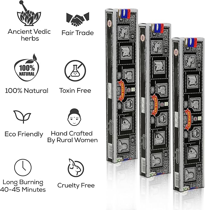 Satya Super Hit Incense Sticks, Satya Bng (Bangalore) 15gmx3 Pack (45 GMS) with Raajsee Insense Holder Bundle, Satya Nagchampa Natural