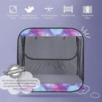 Porayhut Portable Baby Crib Net Safety Mesh Tent,Pop up Infant Mosquito Net, See Through Canopy Netting Cover for Baby&Toddler to Keep Baby from Climbing Out.