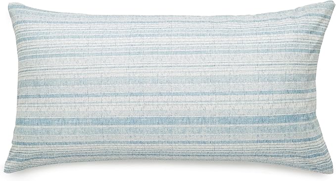 Amazon Basics Lightweight Microfiber Comforter Sets, 7 Pieces, Navy, Geometrics, King