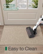 LUMI Indoor Door Mat 36"x56", Ultra Thin Low Profile Non-Slip Doormat for Home Entrance, Absorbent & Stain-Resistant Welcome Mats, Washable Entryway Mat for Front Door, Patio, Porch, Khaki