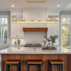 59 Inch Brass Rectangle Wagon Wheel Chandeliers, Gold Chandelier for Dining Room Over Table, Modern Crystal Long Chandelier, Farmhouse Large Linear Chandeliers for Kitchen Island