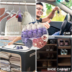 Cedar Space Lavender Sachet Bags for Drawers and Closets(24 Pack),Potpourri Bags,Dried Lavender Flowers,Cedar Blocks for Clothes Storage Scent Air Freshener, Cedar Chips Lavendar for Home Fragrance