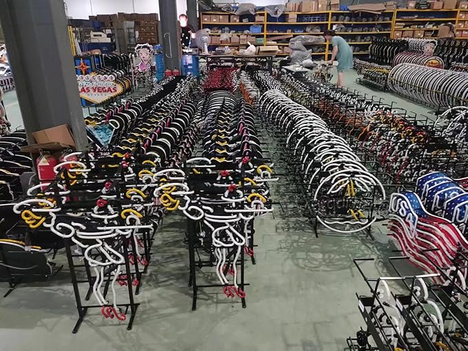 Neon Signs Beer Bedroom Shelby Cobra Round Glass Neon Signs for Office Hotel Cafe Party Man Cave Neon Light Art Wall Lights 24 X 20 Inches