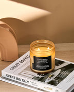 M&SENSE Gardenia Jasmine Scented Candle - 11.6oz Natural Soy Wax Clean Non Toxic 70-Hour Burn, 2-Wick Aromatherapy Candle for Bath & Office - Highly Scented Housewarming Gift for Mom Teacher Friends