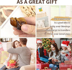 QINJIEJIE Travel Turtle Figurines for Travelers Best Travel Gifts for Women Men Tiger Eye Crystal Healing Crystals Sea Turtle Lovers Office Desk Decor Good Luck Gifts for Traveling Abroad
