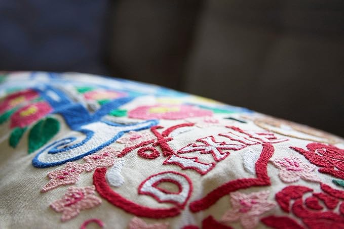 Catstudio Alabama Embroidered Decorative Throw Pillow