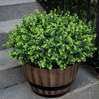 20 Bundles Artificial Plants for Outdoor Fake Plants for Spring Decoration,Faux Eucalyptus Plants for Planter UV Resistant Lifelike for Home Porch Garden（Green）