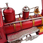 Berfutall-10'' Metal Classic Locomotive Collectible Model Train, Christmas Decor, Vintage Table Top Decor, Not a Toy