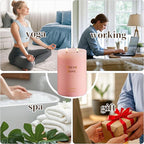 Goodpick Fresh Rose Candles for Women, Pink Candle, Soy Wax 22oz Large 120 Hours Burning, Aromatherapy Candles