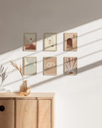 Haus and Hues 4x6 Natural Oak Wood Photo Frame Set of 25 - Mini Picture Frames Bulk Gallery Set - Premium Bulk Picture Frames 4x6 for Stylish Photo Gallery Wall Frame Set - Ideal for Home & Office