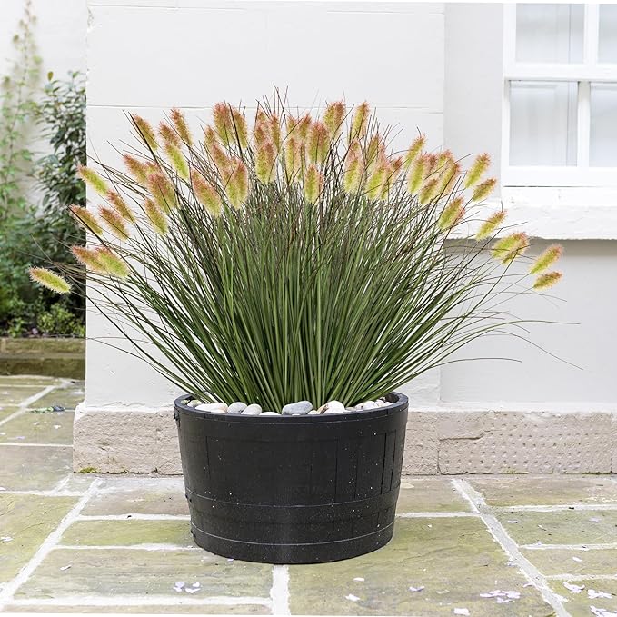 Artificial Grass, Fake Grass, Artificial Shrubs, Wheatgrass Cattails Fake Grass Decorations, Artificial Plants, Ornamental Grass, Outdoor Fake Grass, Green Leafy Decorations (12PCS)